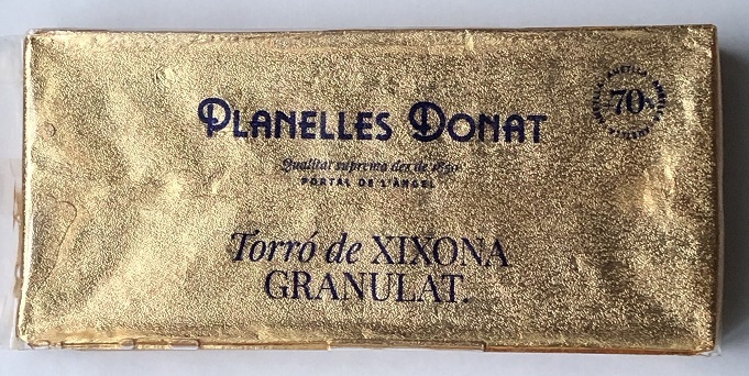 PLANELLES DONAT TORRO DE XIXONA GRANULAT| pra ne less * Donna. hijona*nga-| Barcelona. confection 