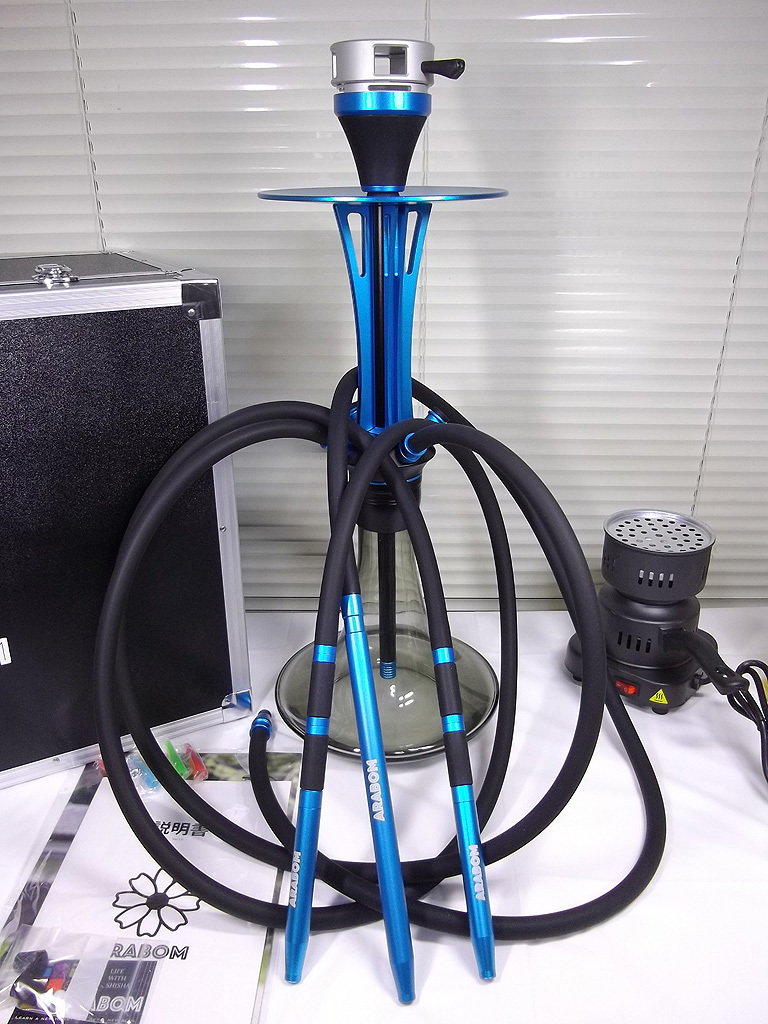 高さ60cm 大型タワー型シーシャ ヒートマネジメントシステム 収納ボックス付きフルセット！SHISHA シーシャマジック シーシャバックス_画像1