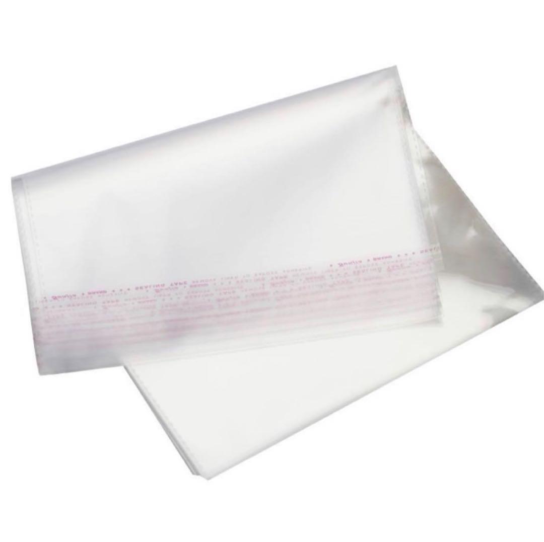 A4 OPP袋 200枚　透明袋 透明封筒 テープ付き 梱包資材 発送用
