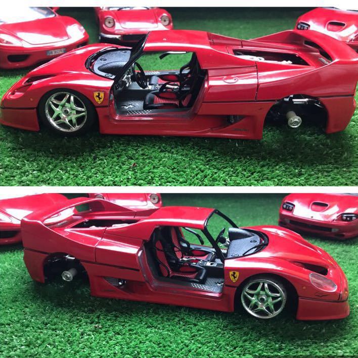 Ferrari 1/18 burago MADE IN ITALY *2 pcs | other 2 pcs | total 4 pcs 