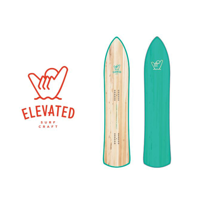 1円 未使用 新品 ELEVATED SURF CRAFT 4'6 Minni Driver スノーボード ミニドライバー 約137cm レディース キッズの画像1