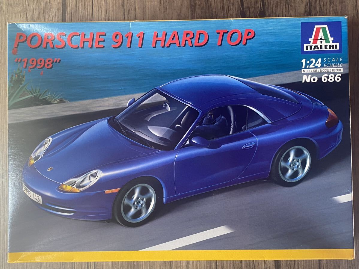 Возможна нестандартная форма ◆ ◇ Porsche 911 Hard top 1998 ◇ ◆ 1/24 Italeri ITALERI Porsche в разобранном виде