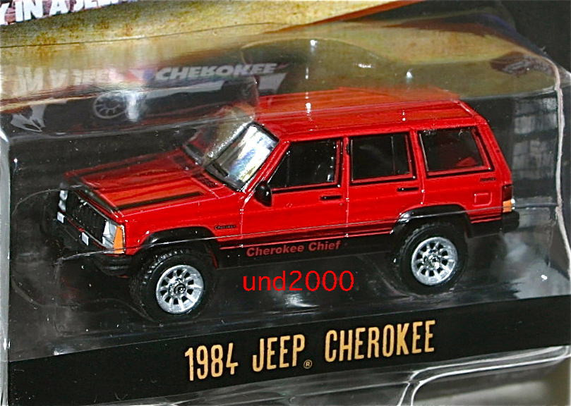 Greenlight 1/64 1984 ジープ チェロキー チーフ Jeep Cherokee Chief グリーンライト Vintage AD Cars_画像2