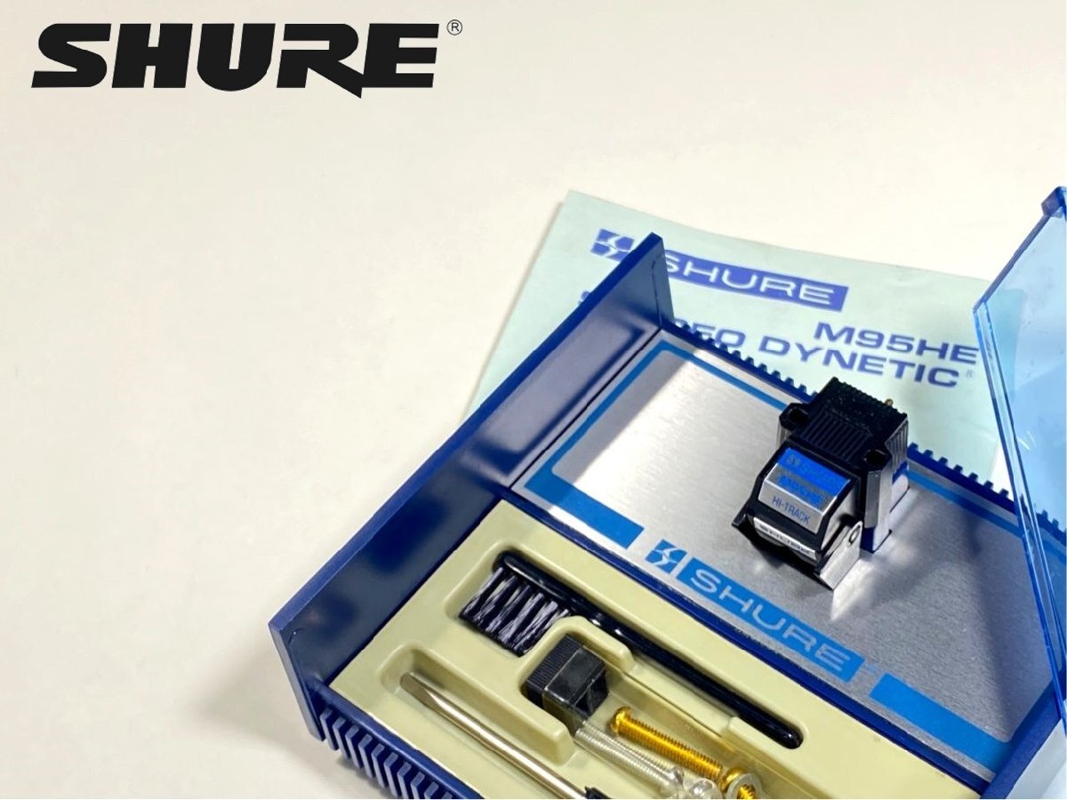 カートリッジ SHURE M95HE HI-TRACK MM型 ケース等付属 Audio Station_画像1