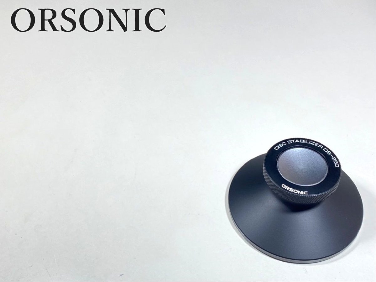 ORSONIC DS-250 コレクトチャック方式 ディスク スタビライザー Audio Station_画像1