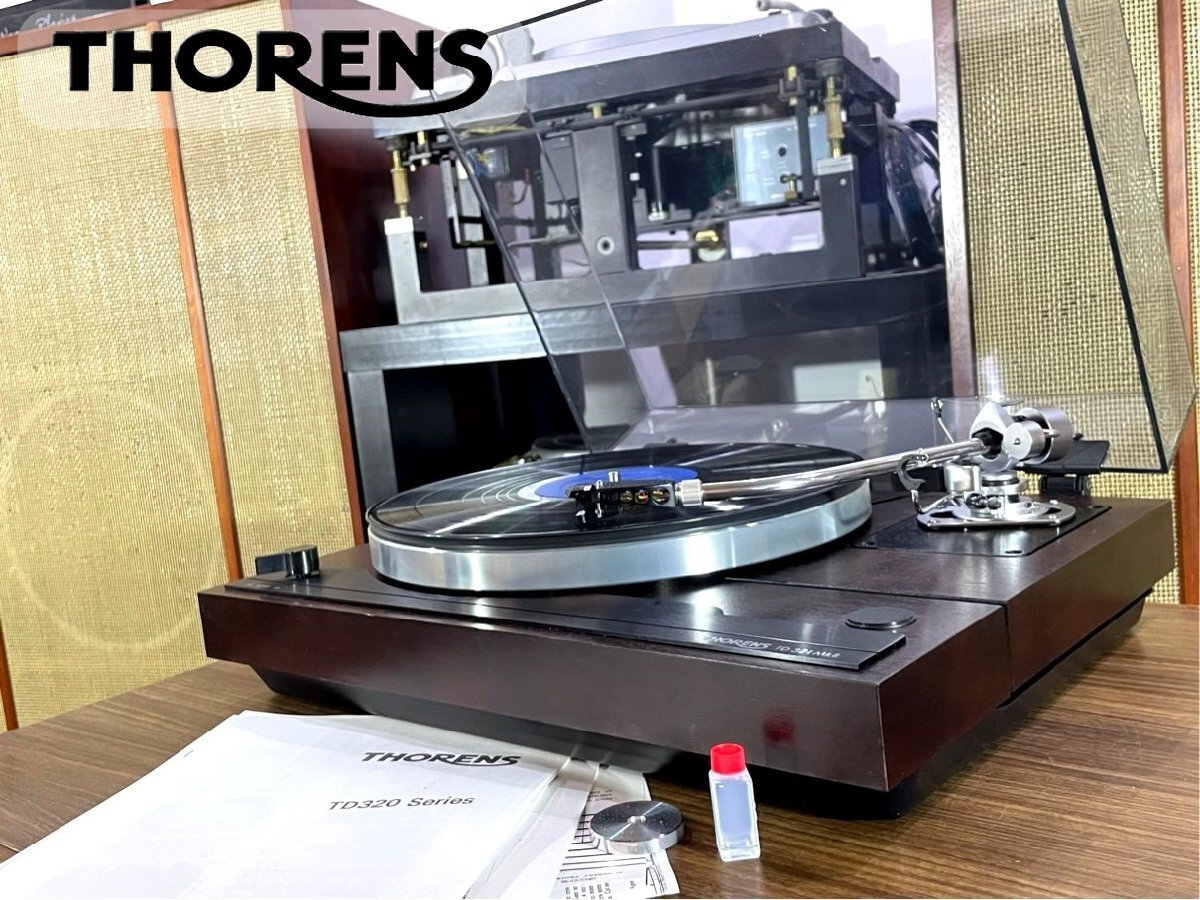 レコードプレーヤー THORENS TD321 MKII SME 3009 S2 improved 搭載 取説/新品ベルト付属 Audio Station_画像1