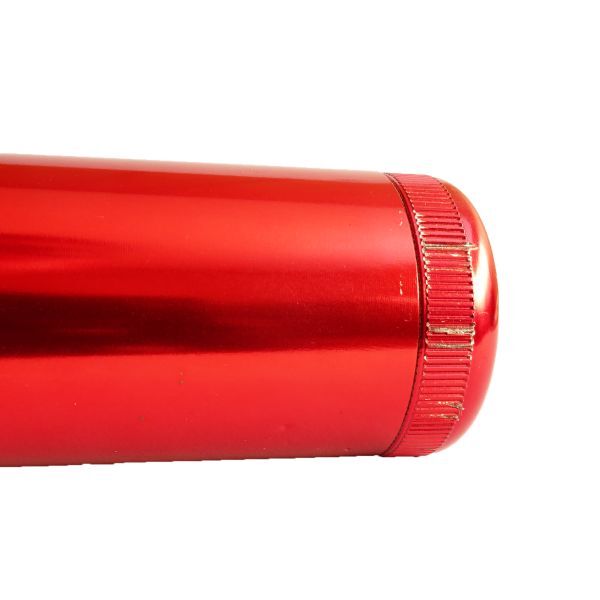 テールキャップ固着 マグライト 2 D.CELL 単1×2本 MAG-LITE 赤 MADE IN U.S.A. 白熱球 RED 全長 25.4cm_画像8
