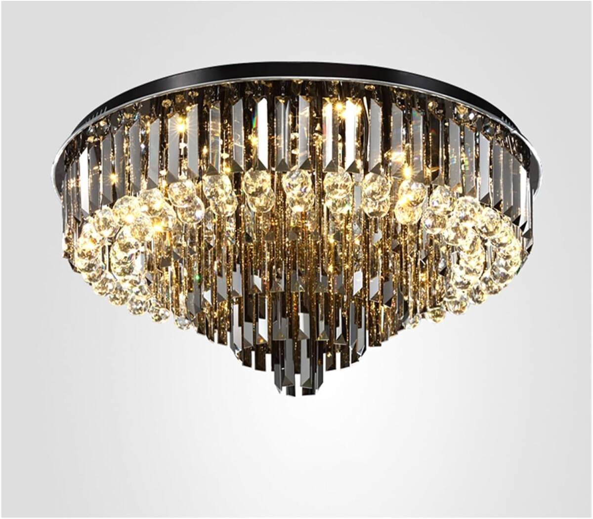  chandelier high class crystal chandelier present-day height furthermore . new lighting round hanging lamp living room .. indoor Home lighting equipment ( 80cm)