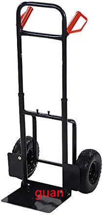 スチール製キャリーカート 折りたたみ 黒 耐荷重約180kg スチール 二輪 2輪 台車 キャリー カート 運搬 物流 ハンドカート 二輪運搬車