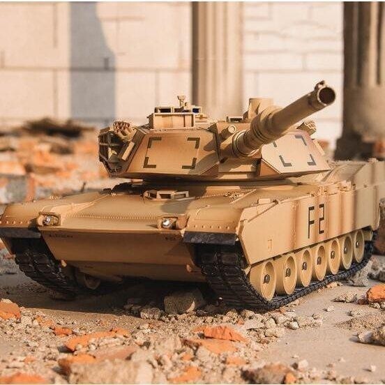 戦車 ラジコン おもちゃ 玩具 タンク アメリカ戦車 リモコン M1A2 330度旋回砲塔 シューティング効果 誕生日 クリスマス 贈り物 操縦_画像1