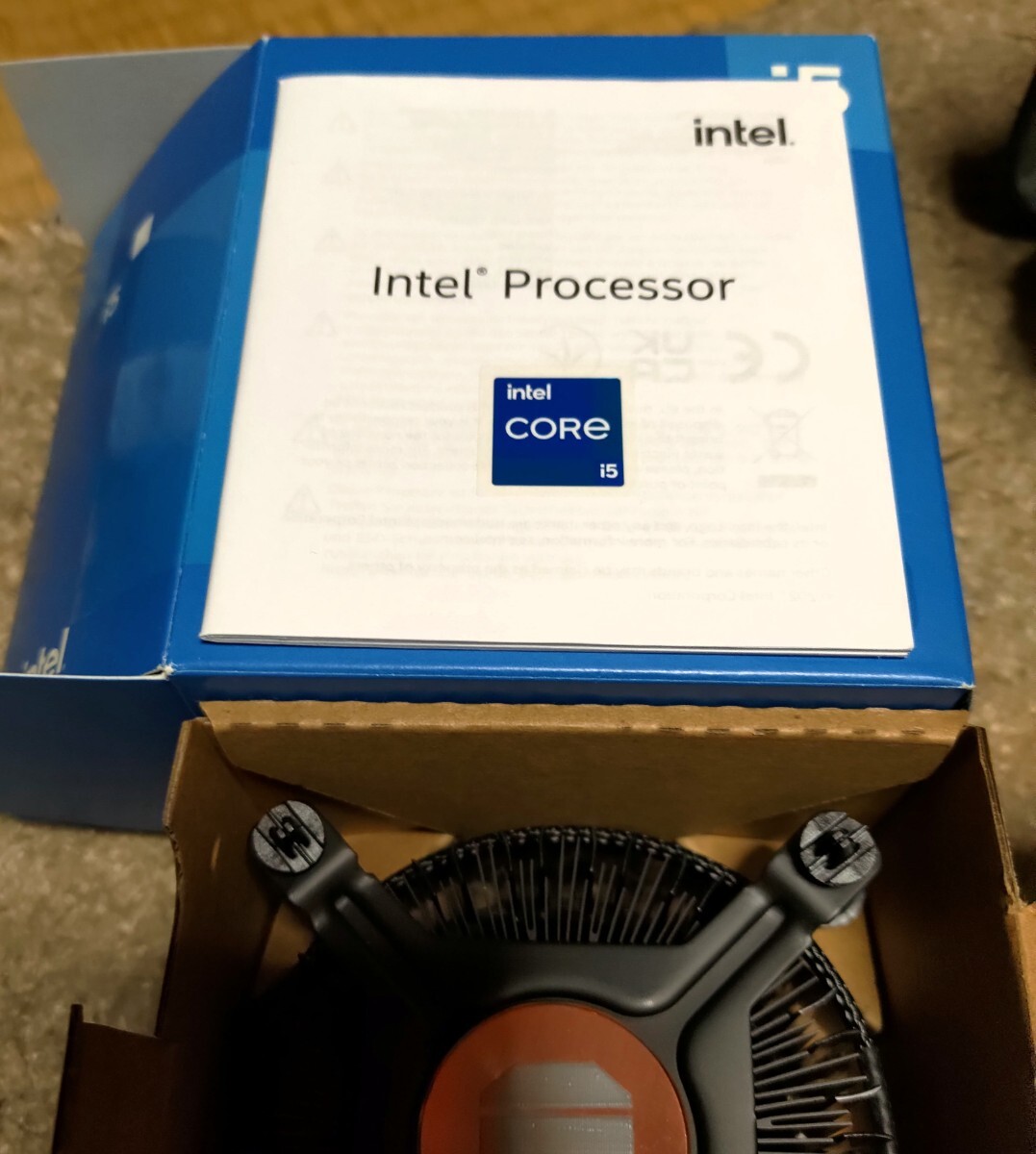 intel インテル CORE i5 12400 付属品有りの画像5