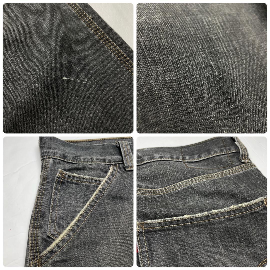 Levi's リーバイス ブラックデニムペインターパンツ 古着 ジーパン w32 カーペンターパンツ ブラックジーンズ 黒 メンズ ジーパン levis