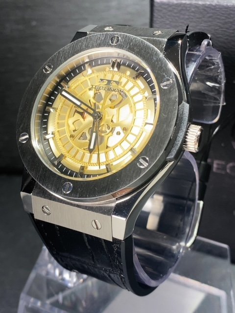 新品 腕時計 正規品 TECHNOS テクノス クオーツ アナログ腕時計 5気圧防水 ウレタンバンド シンプル シルバー 3針 メンズ プレゼント_画像4