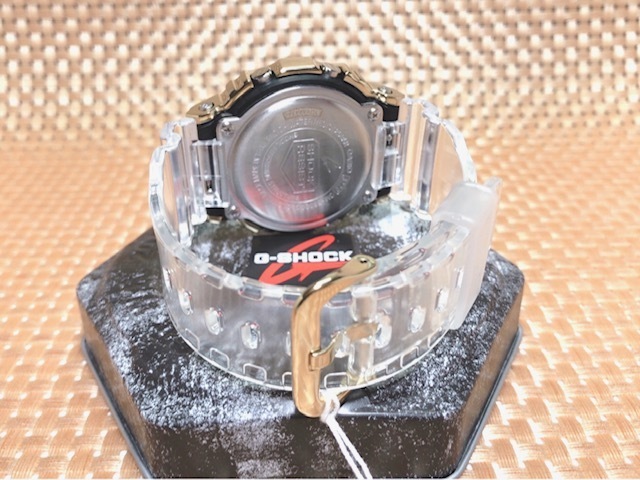 新品 CASIO カシオ 正規品 G-SHOCK ジーショック Gショック 腕時計 ゴールド スケルトン デジタル腕時計 多機能腕時計 防水 GM-5600SG-9_画像7