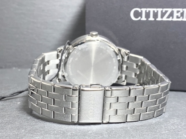 新品 シチズン CITIZEN 正規品 腕時計 クオーツ スモールセコンド ステンレスベルト ホワイト アナログ腕時計 プレゼント ギョーシェ彫り_画像7