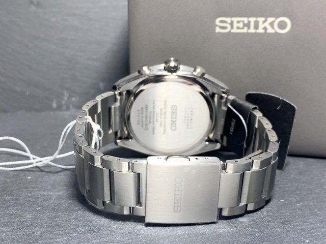 国内正規品 新品 SEIKO セイコー ASTRON アストロン 腕時計 チタン ソーラー 電波 ワールドタイム アナログ カレンダー メンズ SBXY015_画像7