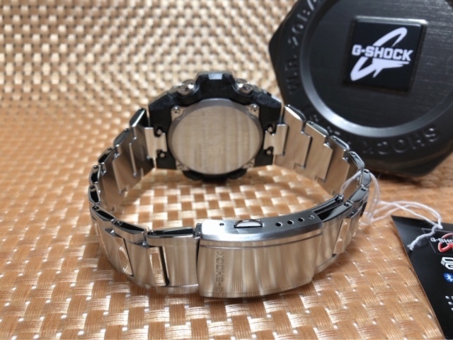新品 CASIO カシオ 正規品 G-SHOCK ジーショック Gショック 腕時計 シルバー G-STEEL ソーラー アナデジ腕時計 多機能腕時計 GST-B400D-1A_画像8