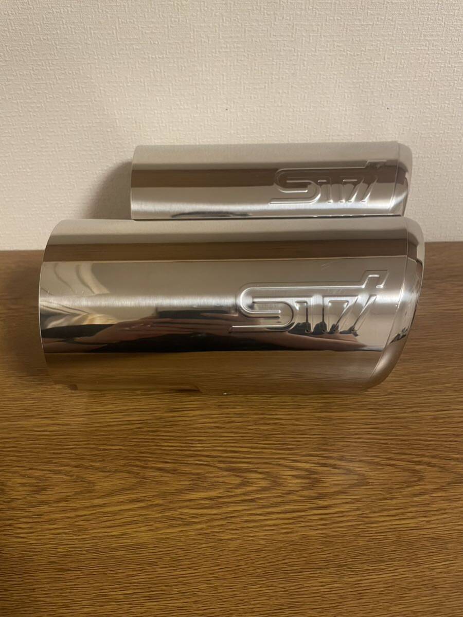 [2 piece set ]SUBARU Subaru STI original muffler cutter Levorg VN STI Sport (STI Logo )