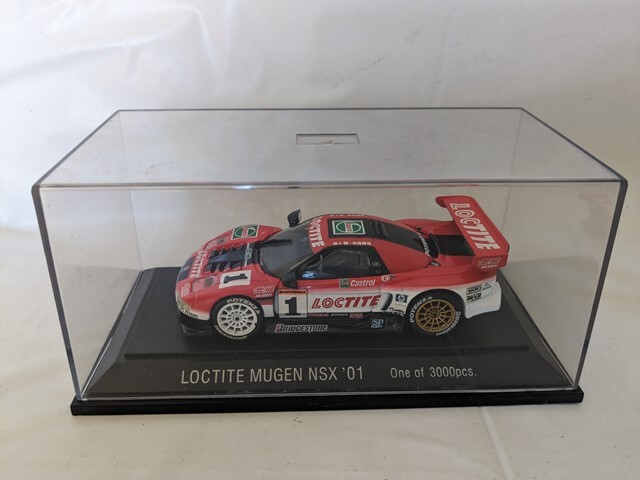 LOCTITE MUGEN NSX '01　One of 3000pcs.　ミニカー　1/43　ロックタイト　無限　NSX '01　中古　管理№6816_画像1