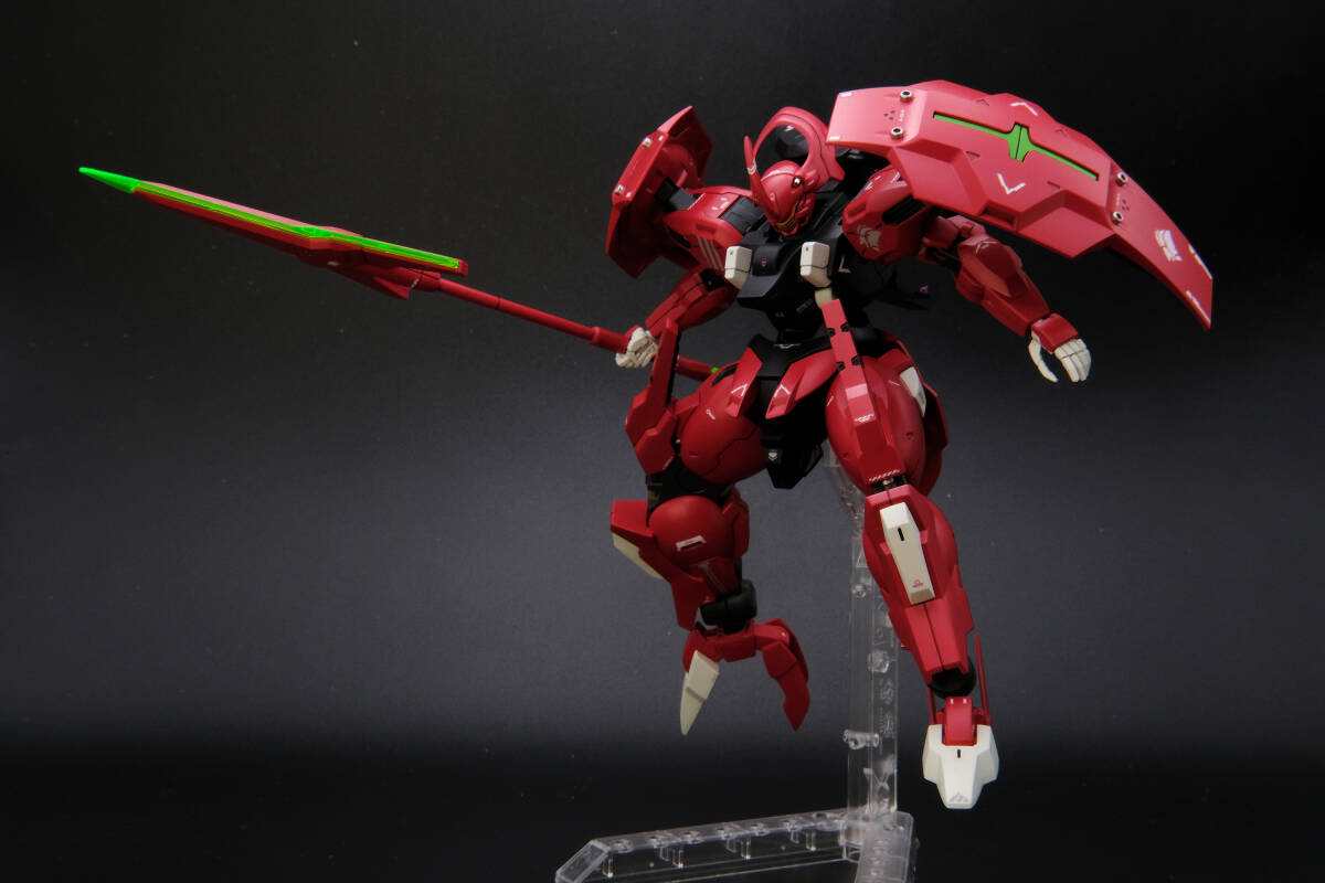 HG 1/144 水星の魔女 ダリルバルデ改修型（プレバン限定） 改修・塗装済み完成品_画像2