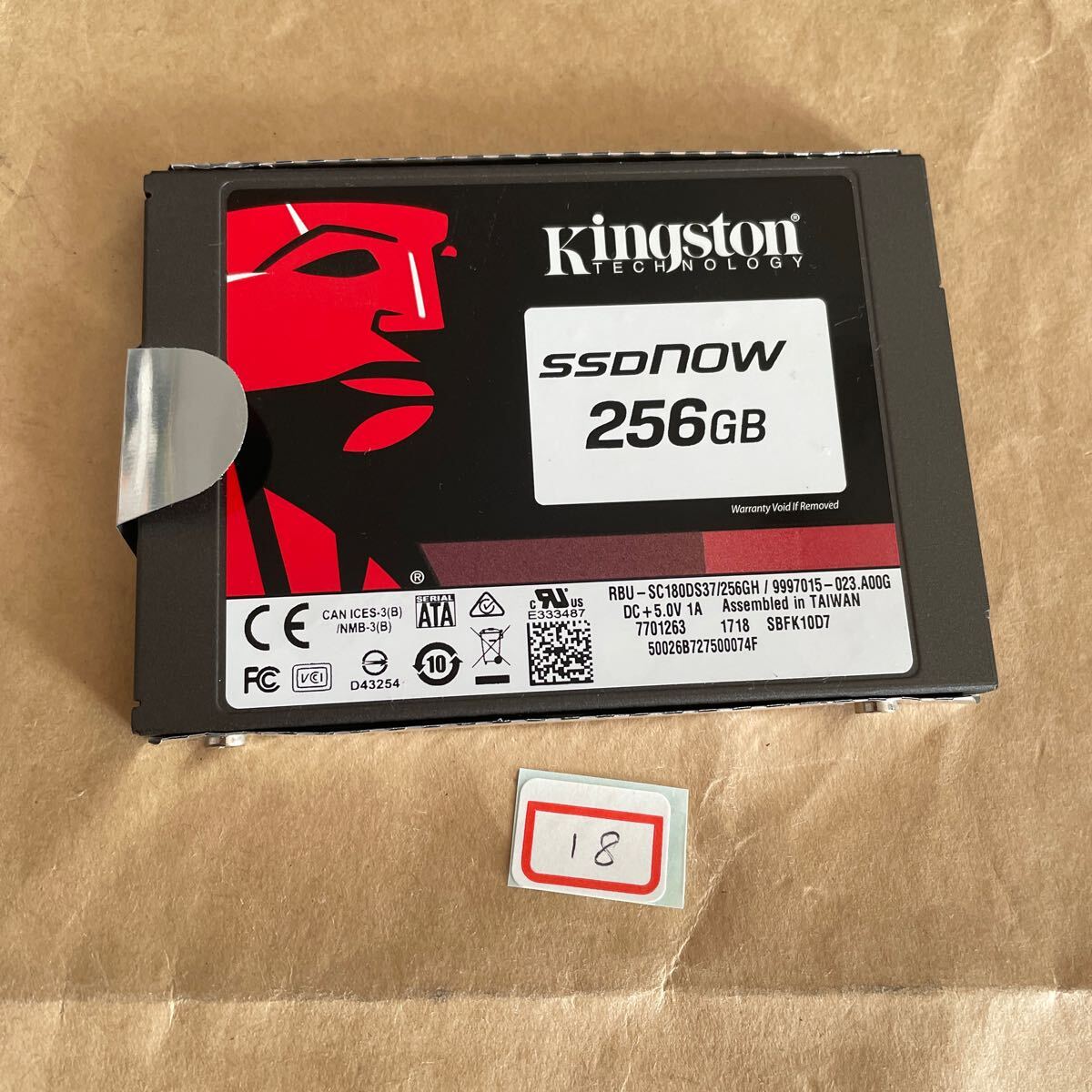 SSD 256GB#18# Kingston RBUSC18DS37256GH 256.0GB_画像1