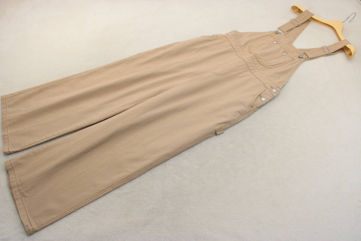 3-1167 new goods cotton 100% overall beige F size 