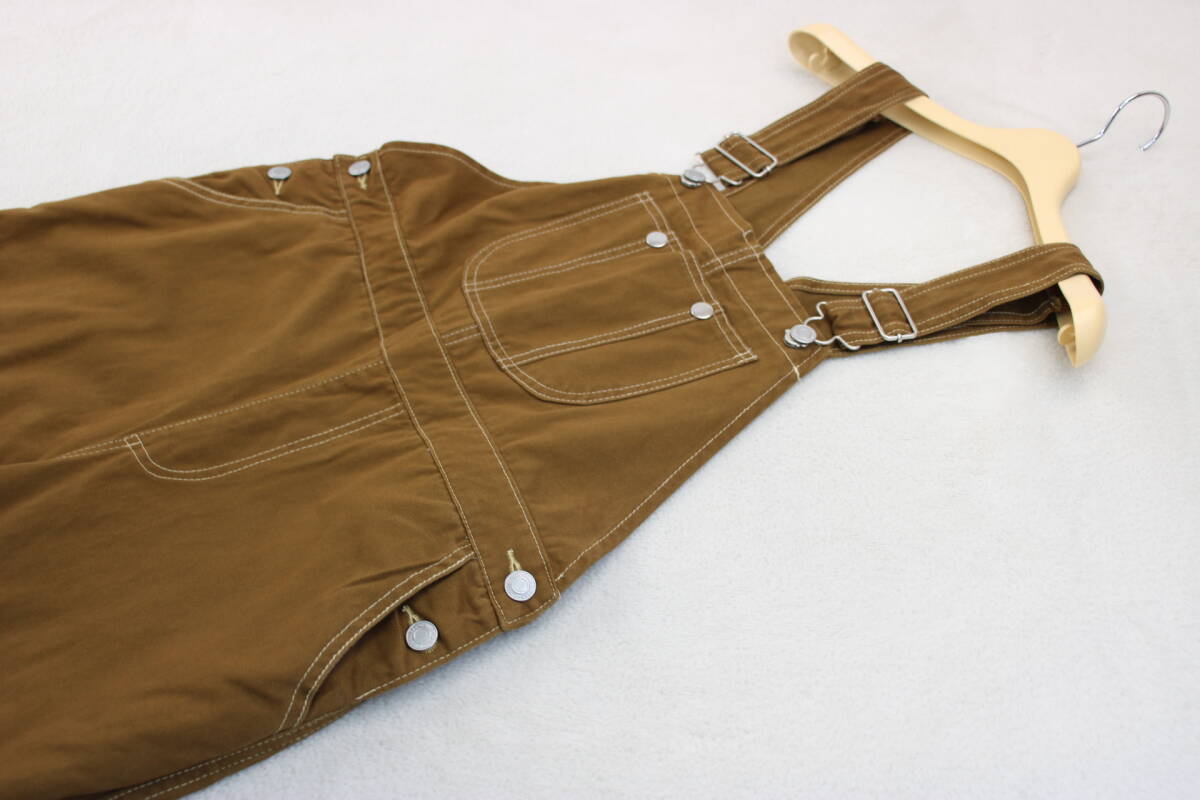 3-1168 new goods cotton 100% overall Brown F size 