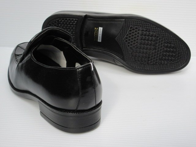 セール 25.5cm EXCEL CLUB EH267 黒 4E 日本製 シープ 羊革 紳士 靴 メンズ フォーマル お葬式 冠婚葬祭 ビジネス フォーマル シューズ_画像3