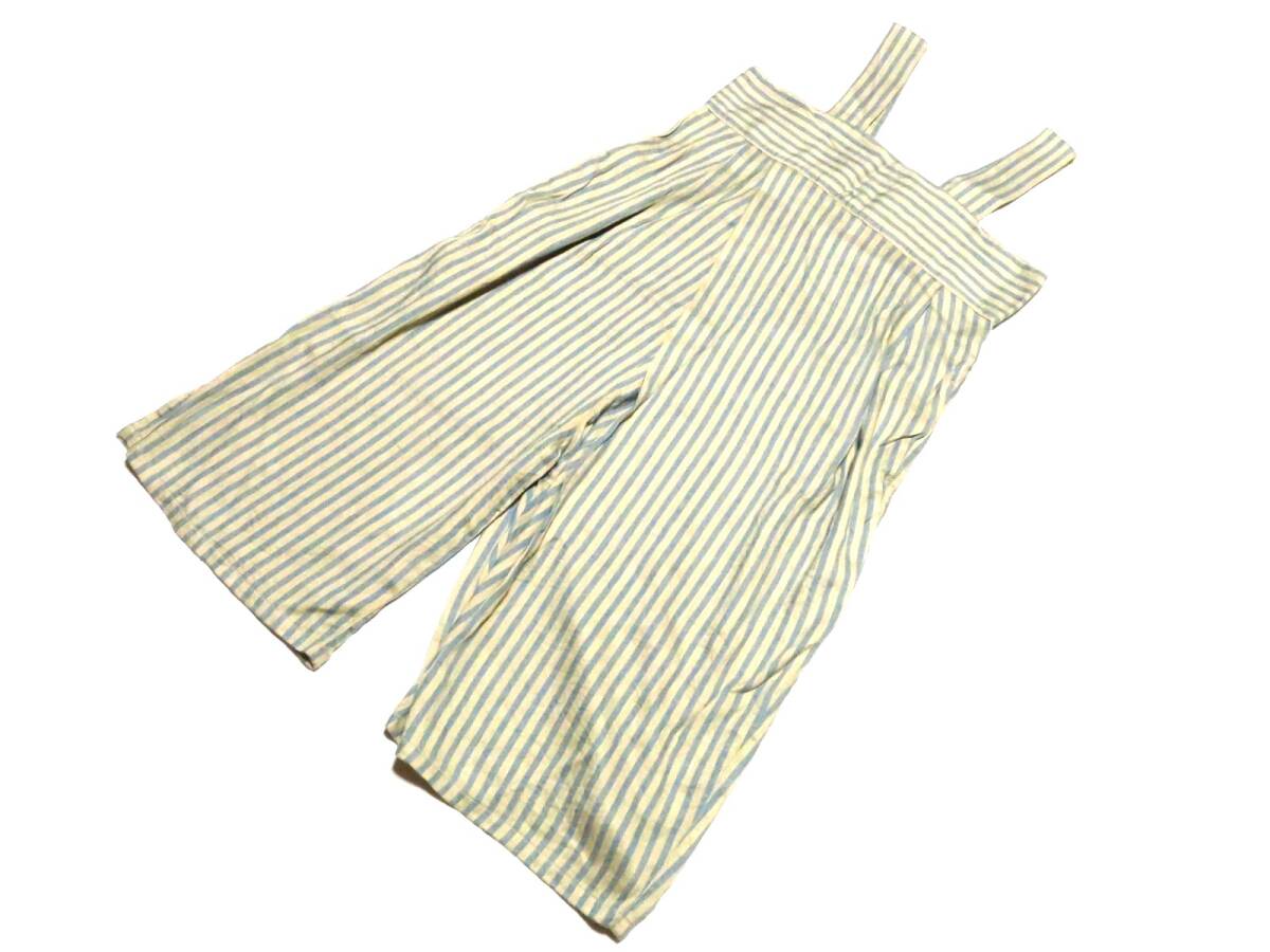 Неиспользуемые предметы, сделанные в Японии Kapital Capital Ladies Salopet Stripe XS Size (список номера 042)