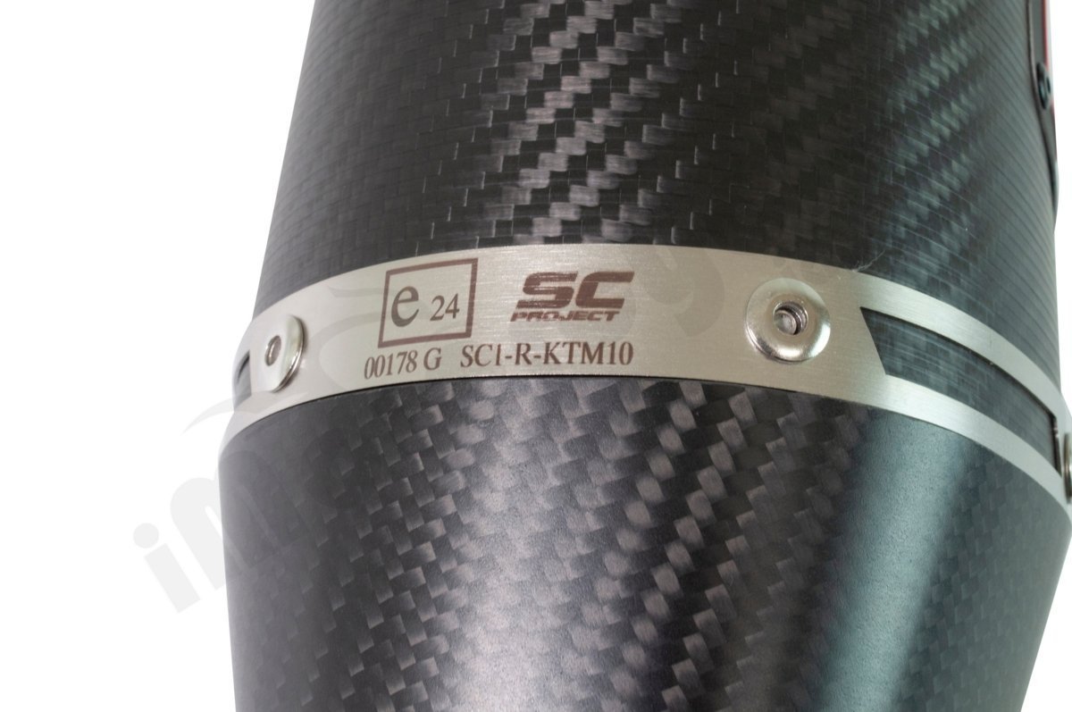 【国内在庫】SC-PROJECT SCプロジェクト SC1-Rサイレンサー ユーロ4 純正キャタライザー対応 KTM 1290 SUPER DUKE R スーパーデューク '20_画像9
