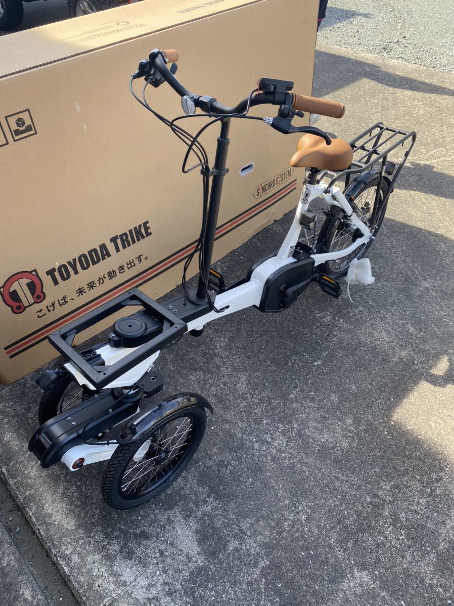 Toyoda Trike Carry Tarkycle Triocle Bicycle Fashion Electric Bicycle Electric Assist Toyoda Trike Yamaha Shimano