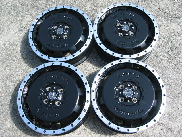 ＢＡＬＥＸ　ＨＩ-ＢＬＯＣＫ　15Ｘ4.5Ｊ　オフセット43　ピッチ100　スズキ　ハスラー　中古品_画像1