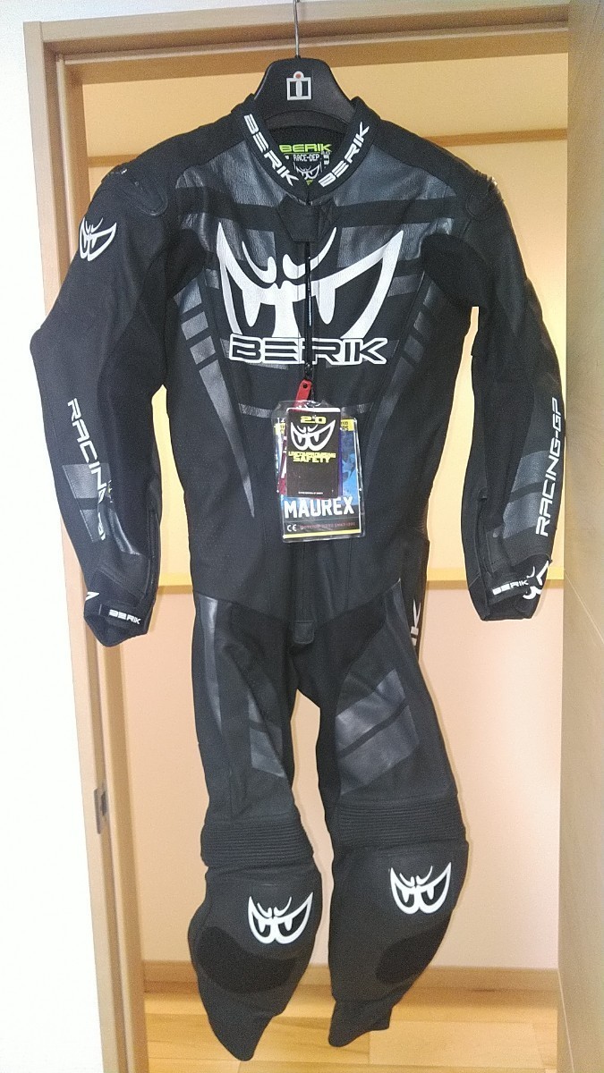 MFJ/ new standard / unused /2023 year /BERIK/ racing suit /BLACK&WHITE EYE/171334/ size /54/XL~XLW/ regular price 194000 jpy / circuit / race / ridge 