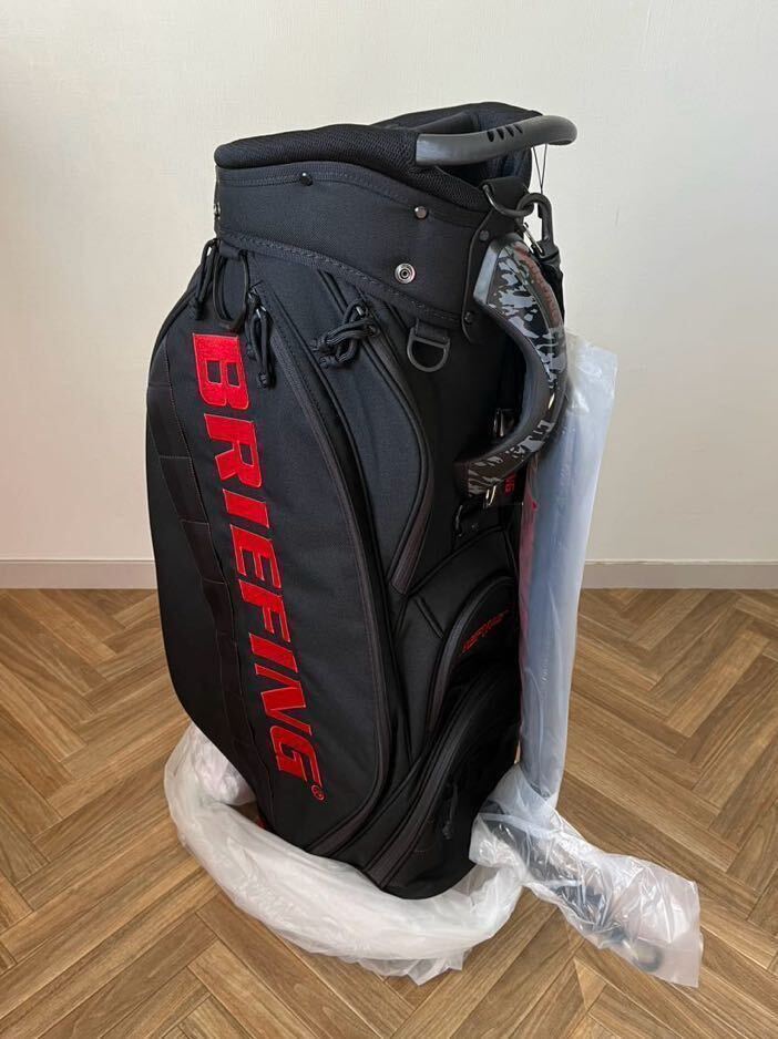 送料込み 新品BRIEFINGブリーフィング GOLFゴルフ CR-5 ＃03 TL BRG231D09 キャディバッグ BLACKブラック　79,200円_画像2