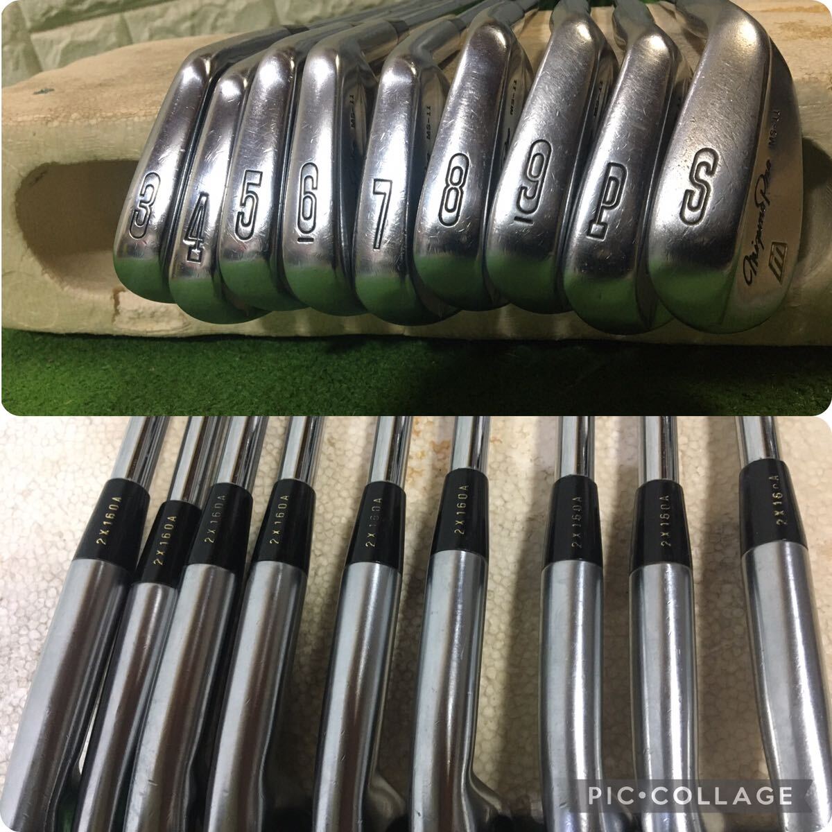 幻のマッスル ☆ Mizuno Pro ミズノプロ MS-11☆3～PW+SW 9本セット PRECISION FM5.5