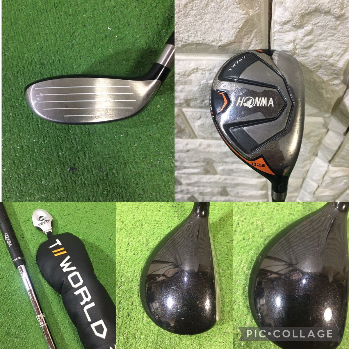 超豪華☆ホンマ HONMA TW747等 男性用ゴルフクラブ ホンマセット ホンマ製 3点式キャディバッグ付の画像5