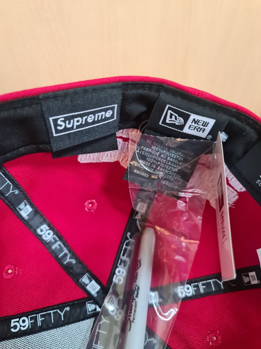 Supreme Sharpie Box Logo New Era シュプリーム シャーピー ボックスロゴ ニューエラ レッド