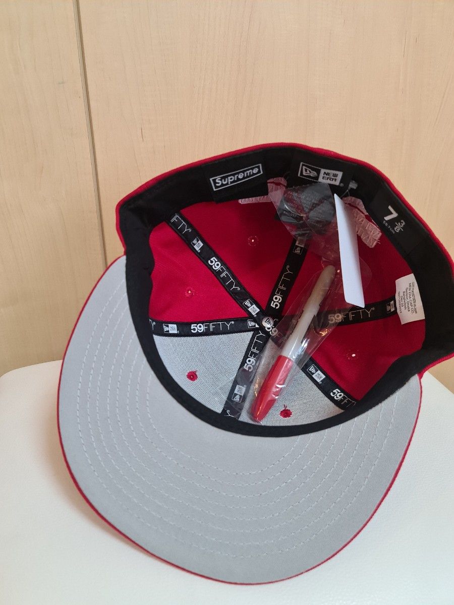 Supreme Sharpie Box Logo New Era シュプリーム シャーピー ボックスロゴ ニューエラ レッド