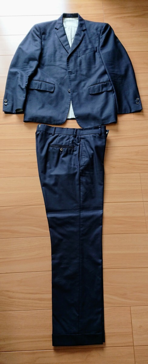 USA製ブラックフリース ブルックスブラザーズ 紺スーツ ネイビーBB1 M相当ジャケット+パンツ39SHT38BLACK38FLEECE AB5A5THOM16BROWNE46RRL_画像3