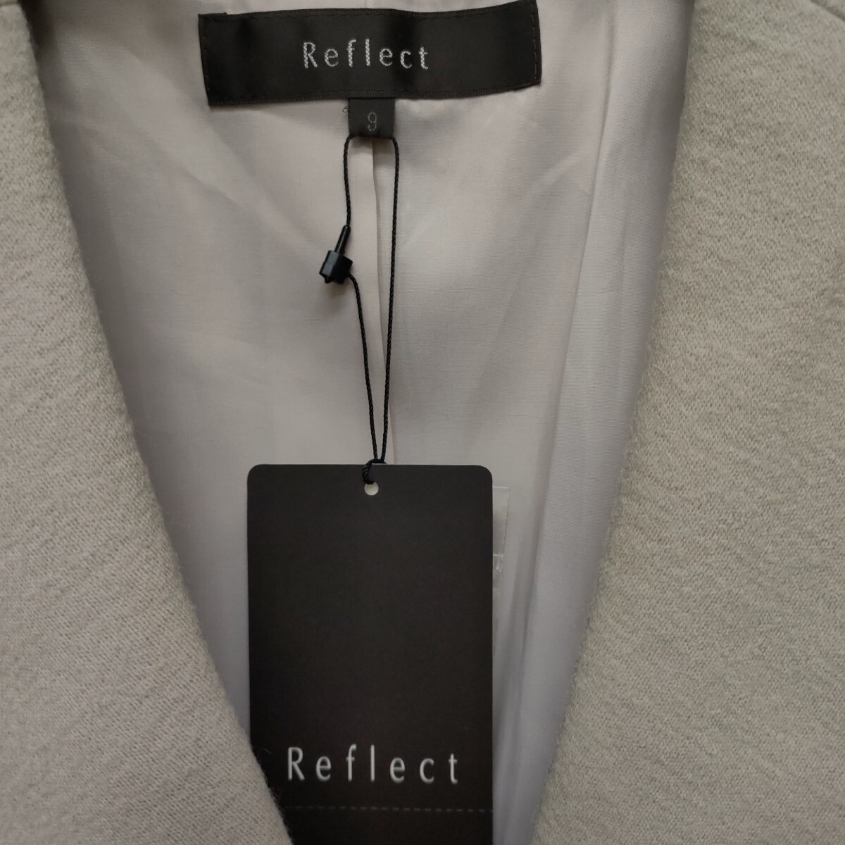 【未使用タグ付き】Reflect / リフレクト レディース トップス 半袖ウールジャケット ベージュ 9サイズ 日本製 I-3651_画像3