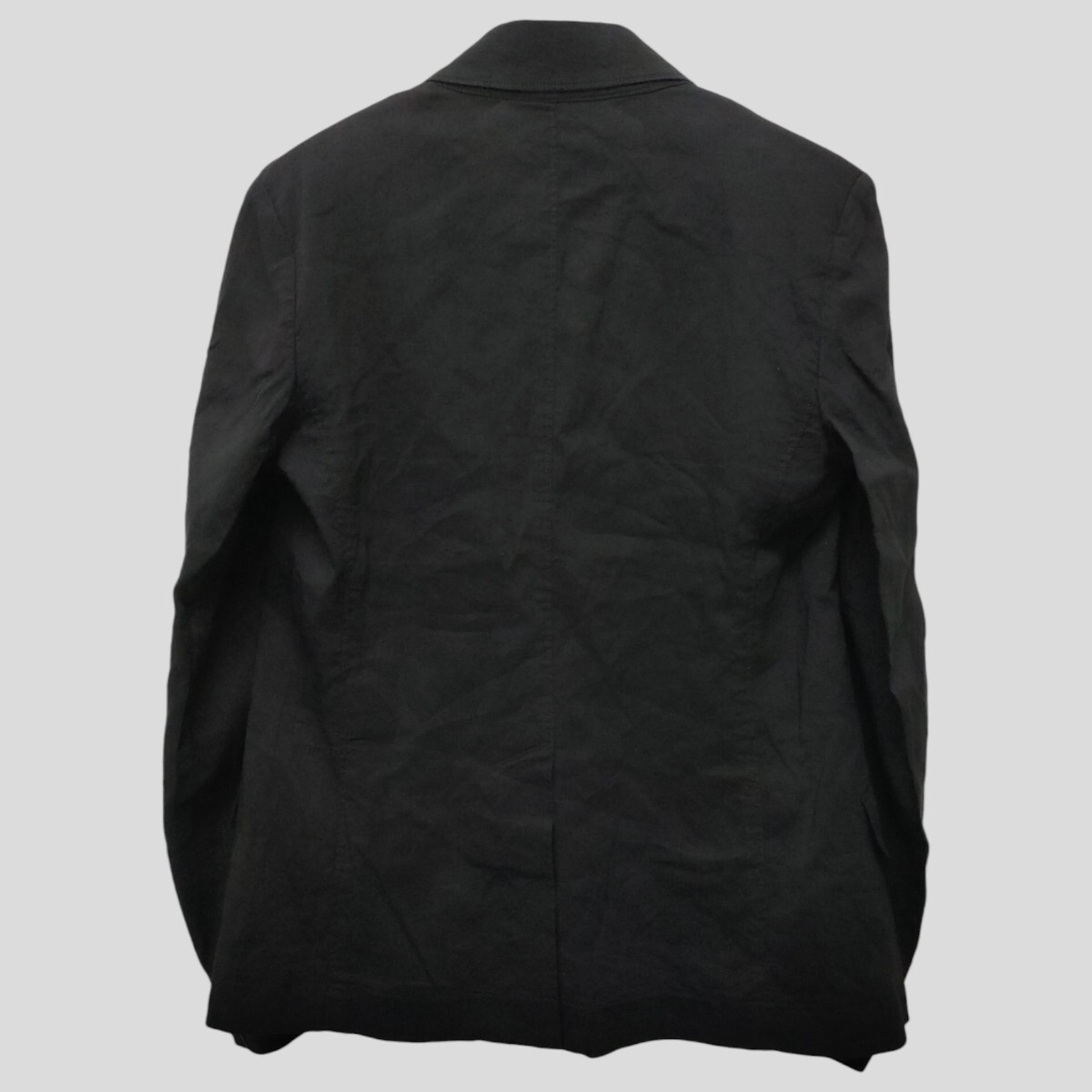 theory luxe / セオリーリュクス レディース テーラードジャケット 羽織り ブラック 40 サイズ 麻 ×レーヨン 日本製 I-3697の画像5
