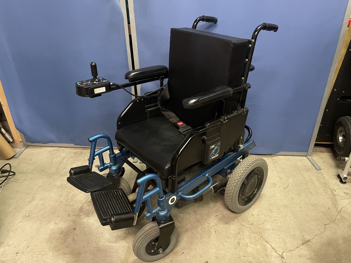 動作確認済み 今仙 電動車イス EMC-250 電動 車椅子 2014年製 電動カート セニアカー シニアカー 介助 介護_画像1
