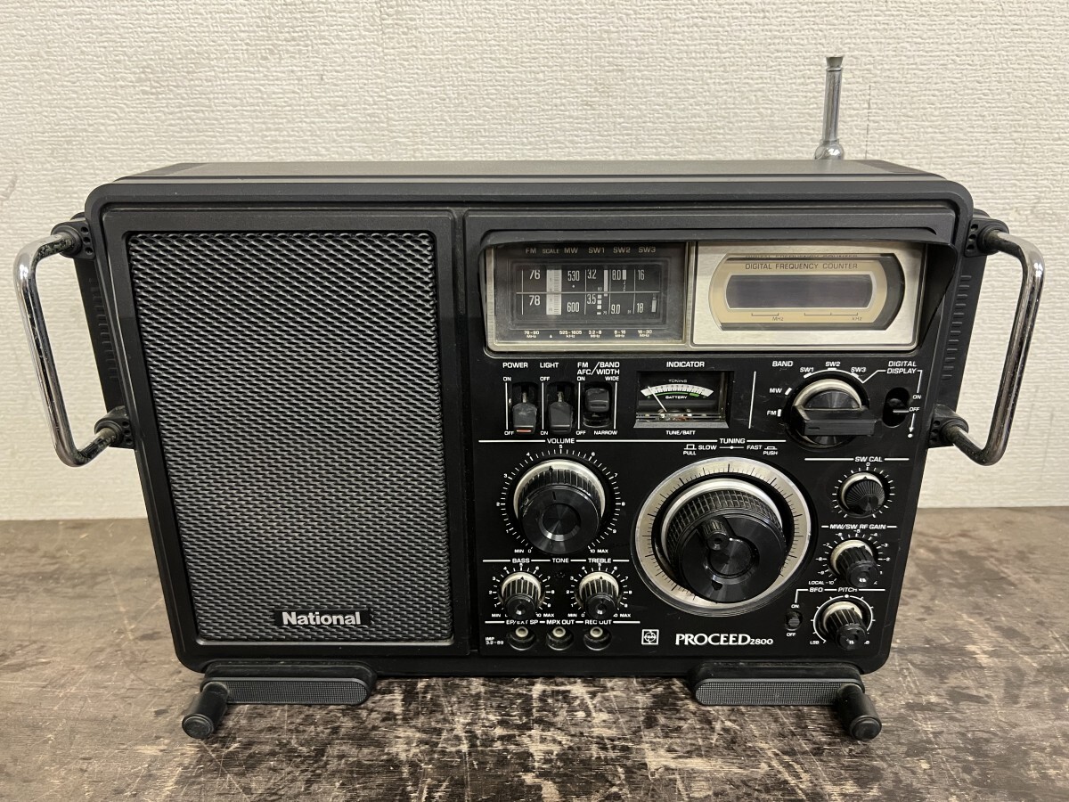 National ナショナル RF-2800 PROCEED プロシード FM/MW/SW1～3ラジオ BCLラジオ （FM/中波/短波）ジャンク_画像2