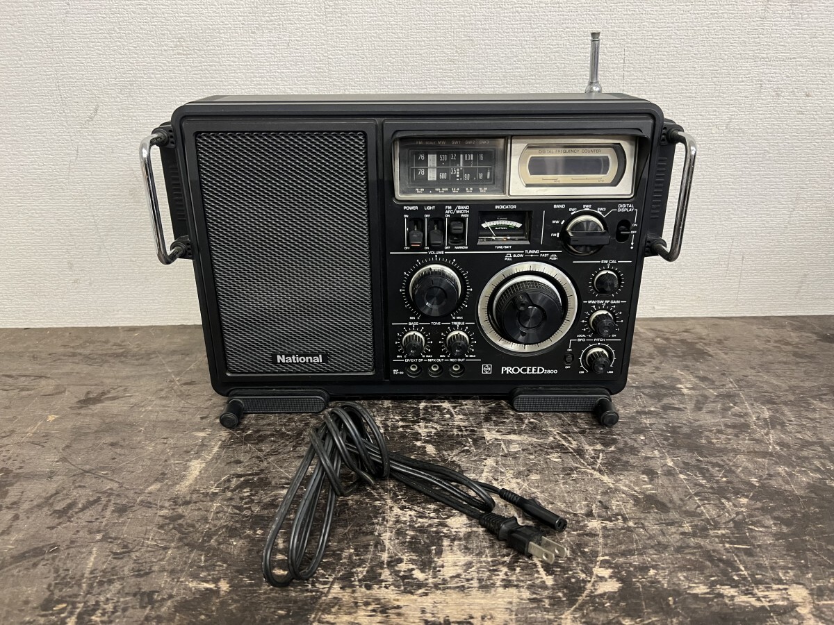 National ナショナル RF-2800 PROCEED プロシード FM/MW/SW1～3ラジオ BCLラジオ （FM/中波/短波）ジャンク_画像1