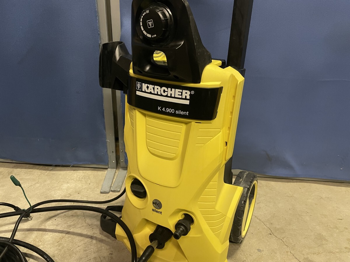 動作確認済み KARCHER ケルヒャー K4.900 サイレント 家庭用 高圧洗浄機 60Hz_画像2