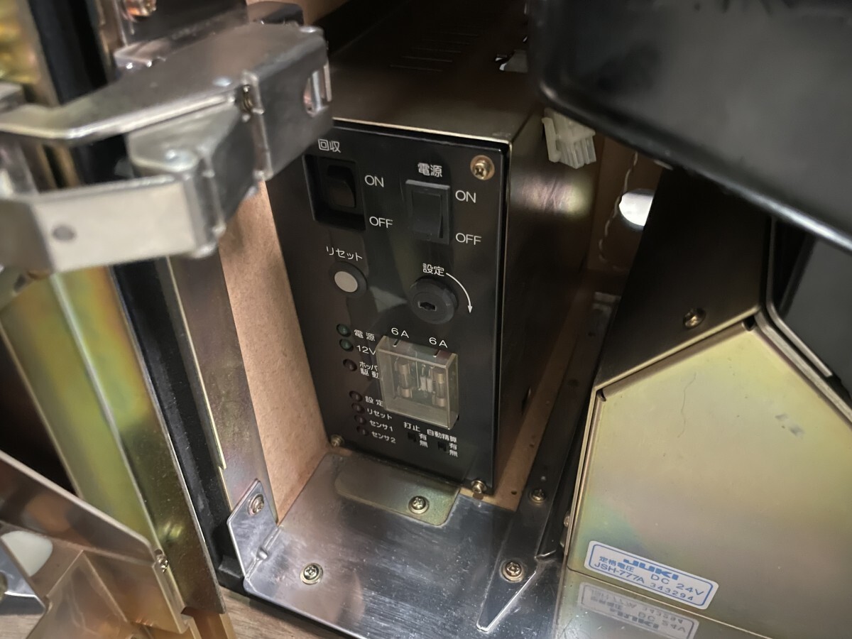  ultra rare sami- Gold .. slot machine slot 4 serial number apparatus coin machine case present condition goods 