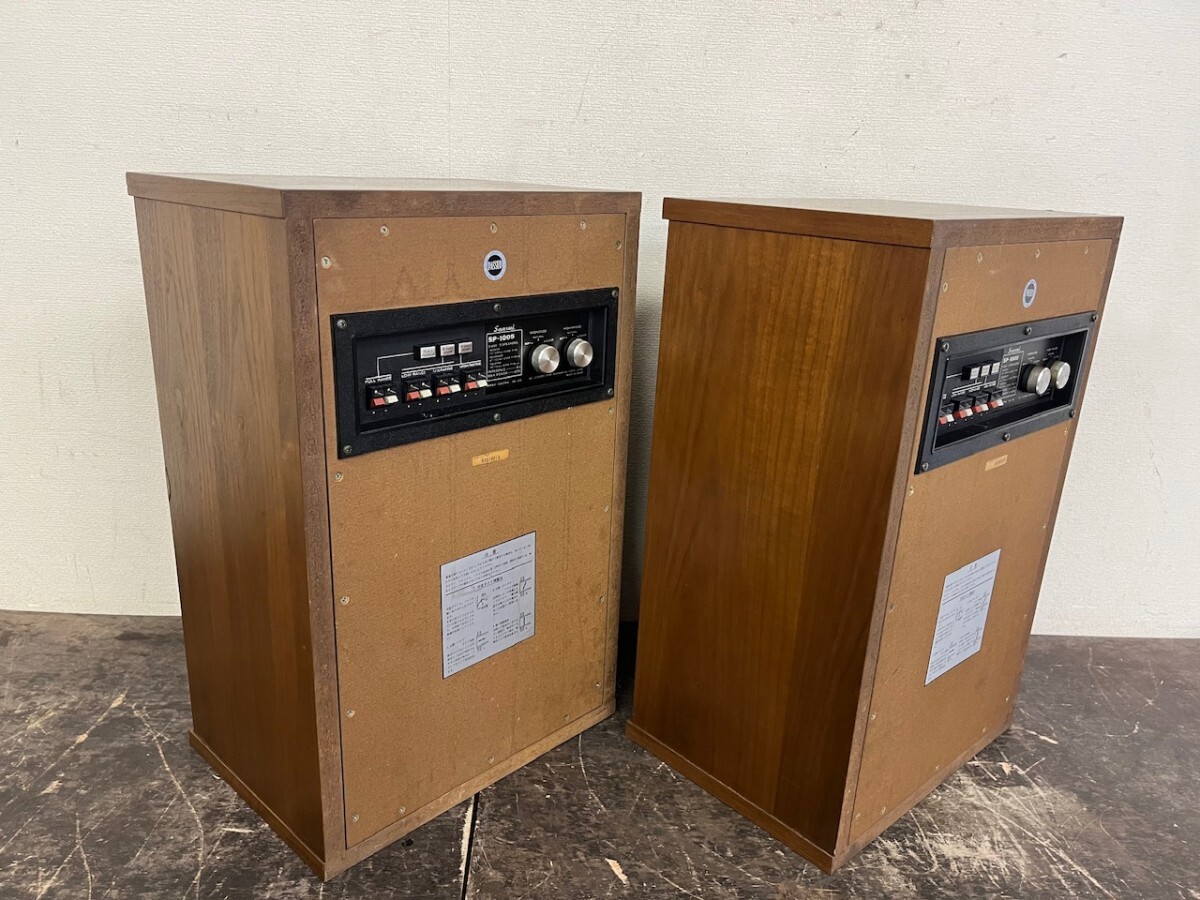 SANSUI サンスイ 3Wayブックシェルフ型スピーカー SP-1005 ペア 説明書付 音出し確認済み 現状_画像5