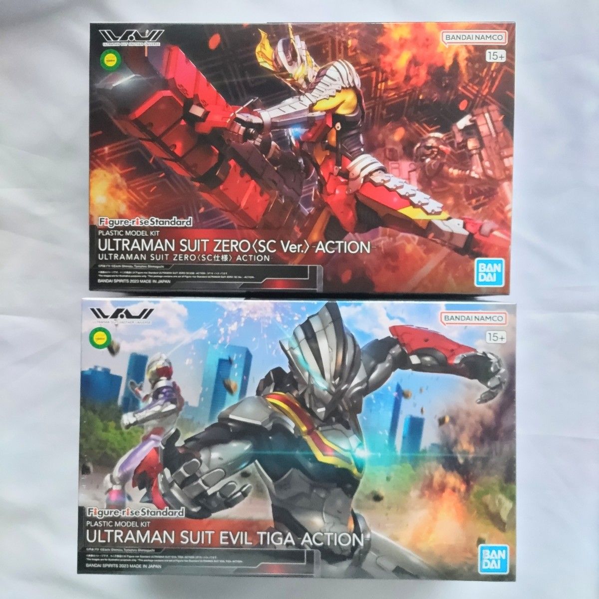 ２点 Figure-rise Standard ウルトラマンスーツ ゼロ(SC仕様)／イーヴィルティガ【新品未開封】