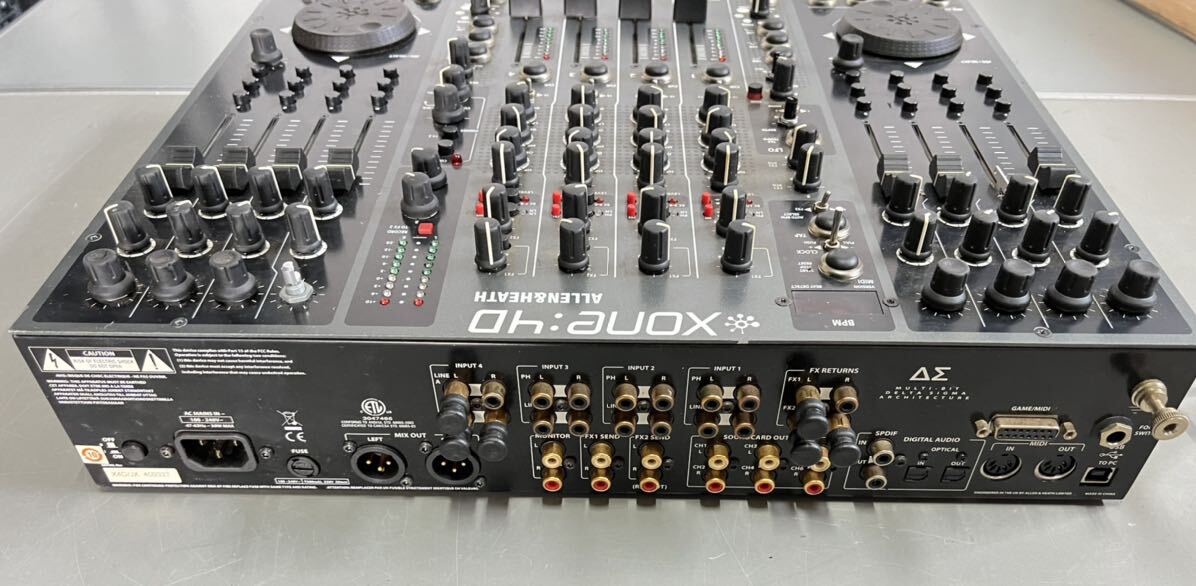 ALLEN&HEATH/アレン＆ヒース DJミキサー XONE:4D 通電確認済み_画像6