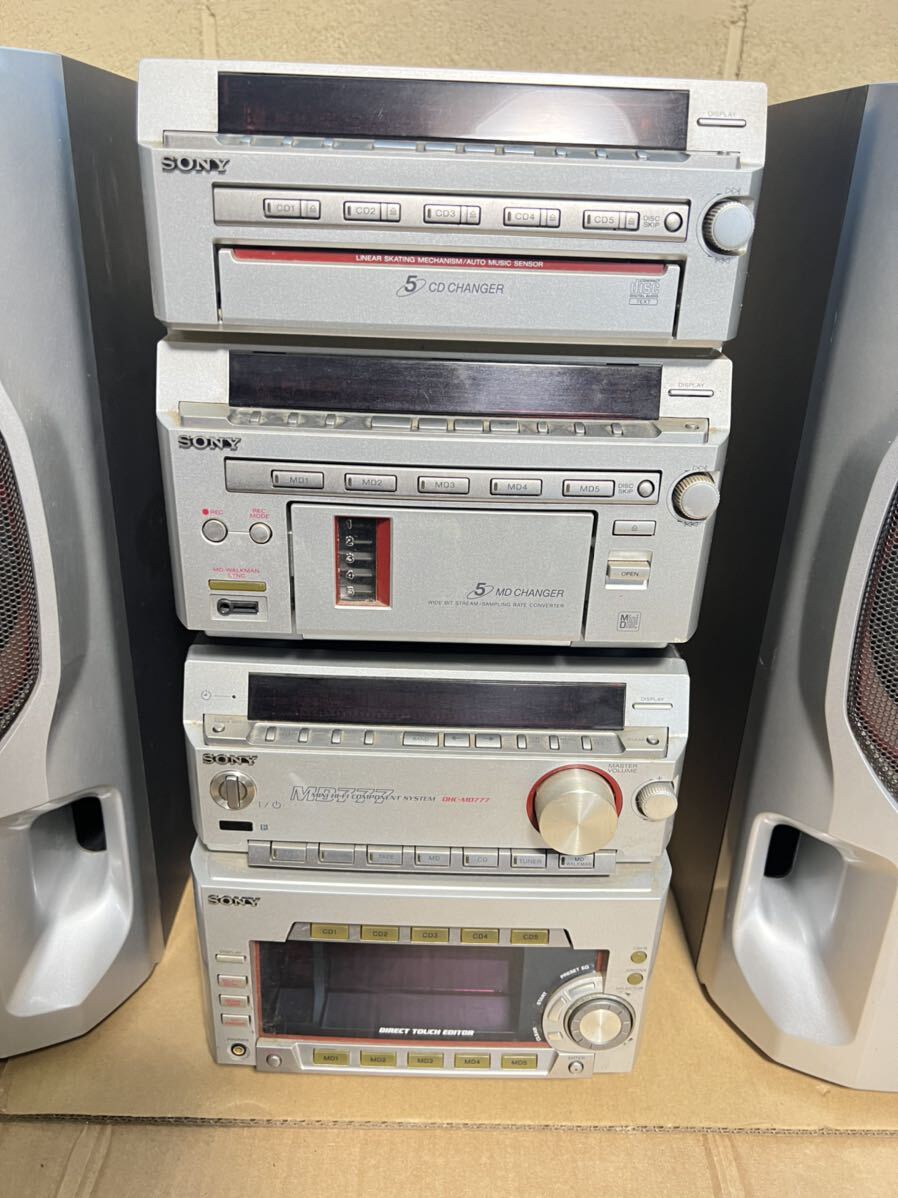 現状品☆SONY ソニー HMC-MD777 STR-MD777 SS-MD777 システム 現状品☆SONY ソニー HMC-MD777 STR-MD777 SS-MD777 システム